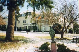 [photo, City Hall (tortoise sculpture in foreground), 31 South Summit Ave., Gaithersburg, Maryland]