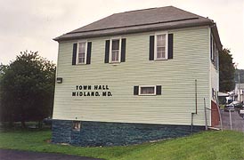[photo, Town Hall, 19428 Big Lane, Midland, Maryland]