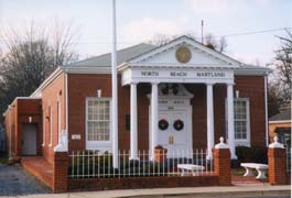 [photo, Former Town Hall, 8916 Chesapeake Ave., North Beach, Maryland]